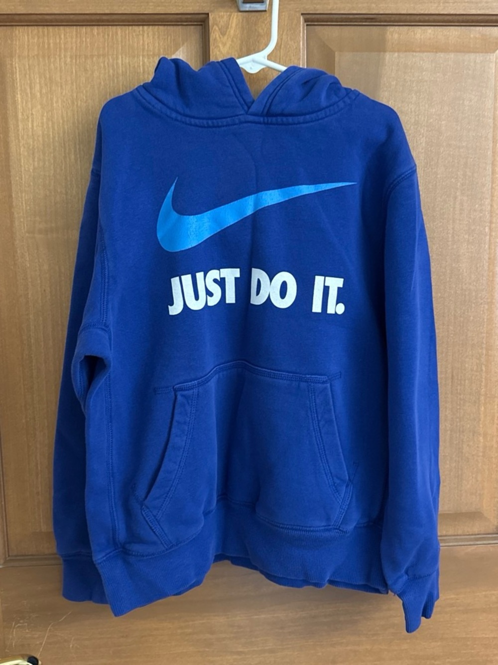 Nike Kids Royal Blue 'Just Do It.' Pullover Hoodie